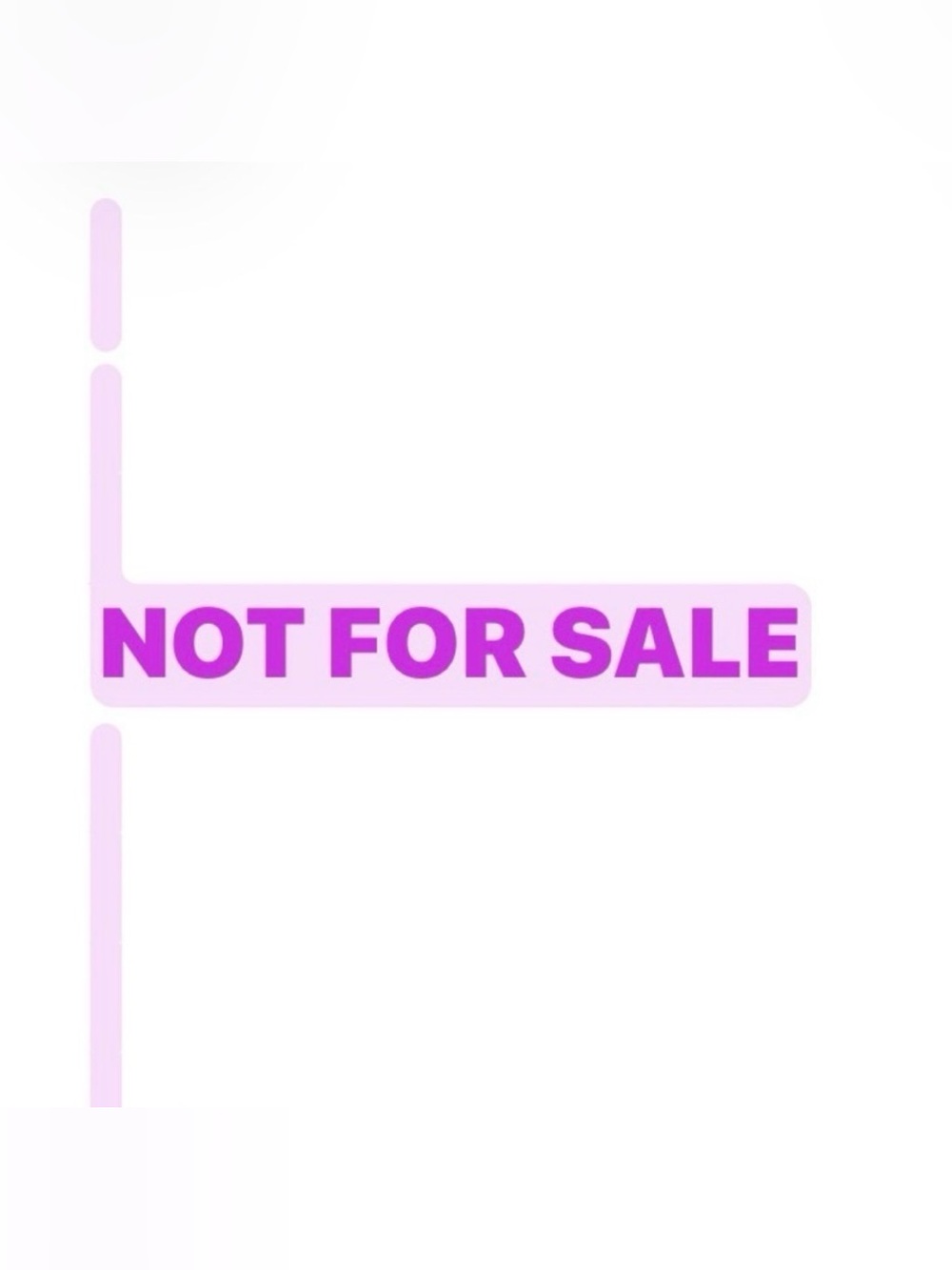 NO LONGER FOR SALE